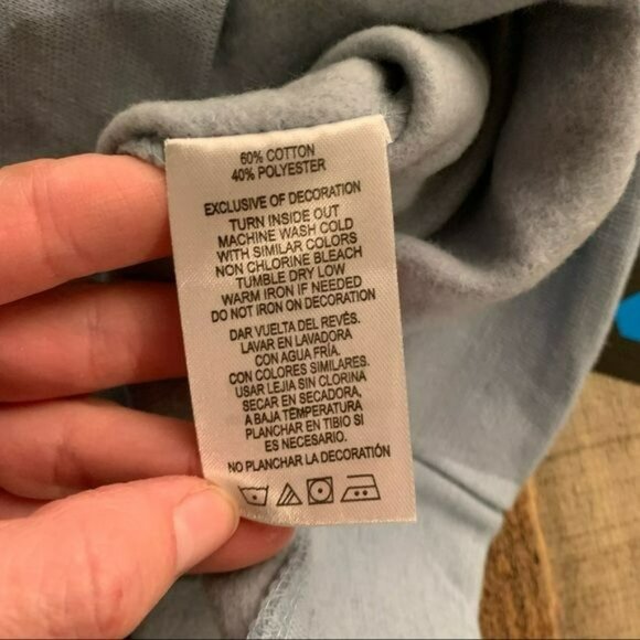 Tony hawk good vibes boy light blue and white paint splatter hoodie sweatshirt k - Picture 6 of 9